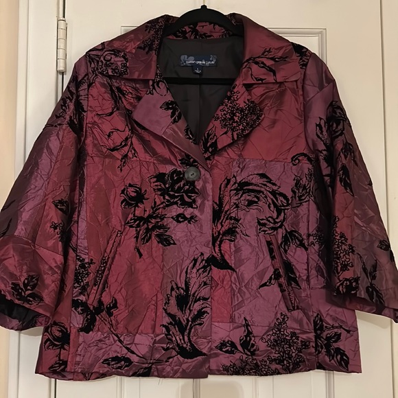 Susan Graver Jacket Sz Large - Picture 4 of 14